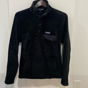 Patagonia Re Tool Snap Fleece Men’s Medium Black EUC
